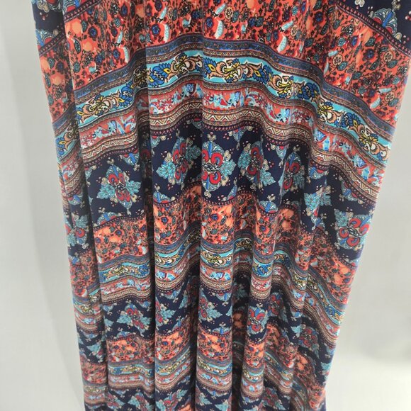 Agnes & Dora Boho Short Sleeved Maxi Dress Size Large - Picture 9 of 14